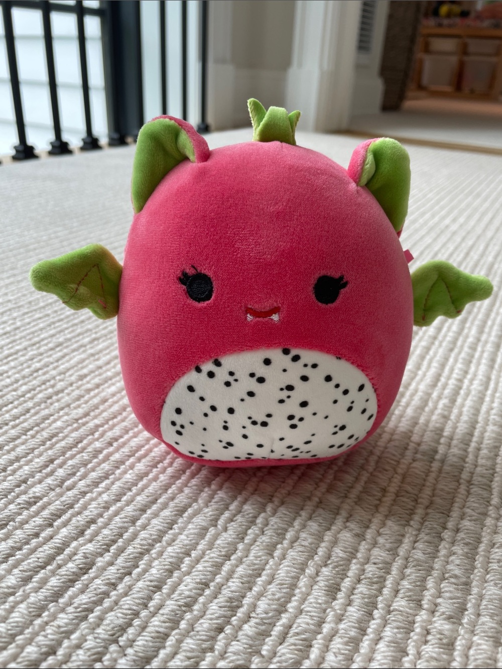 Squishmallows Pink Dragon Fruit Plush with Green Accents